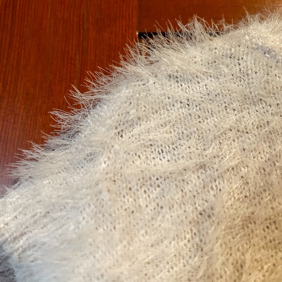 NWOT Japanese original! Mohair-esque cream vest - Picture 3 of 5